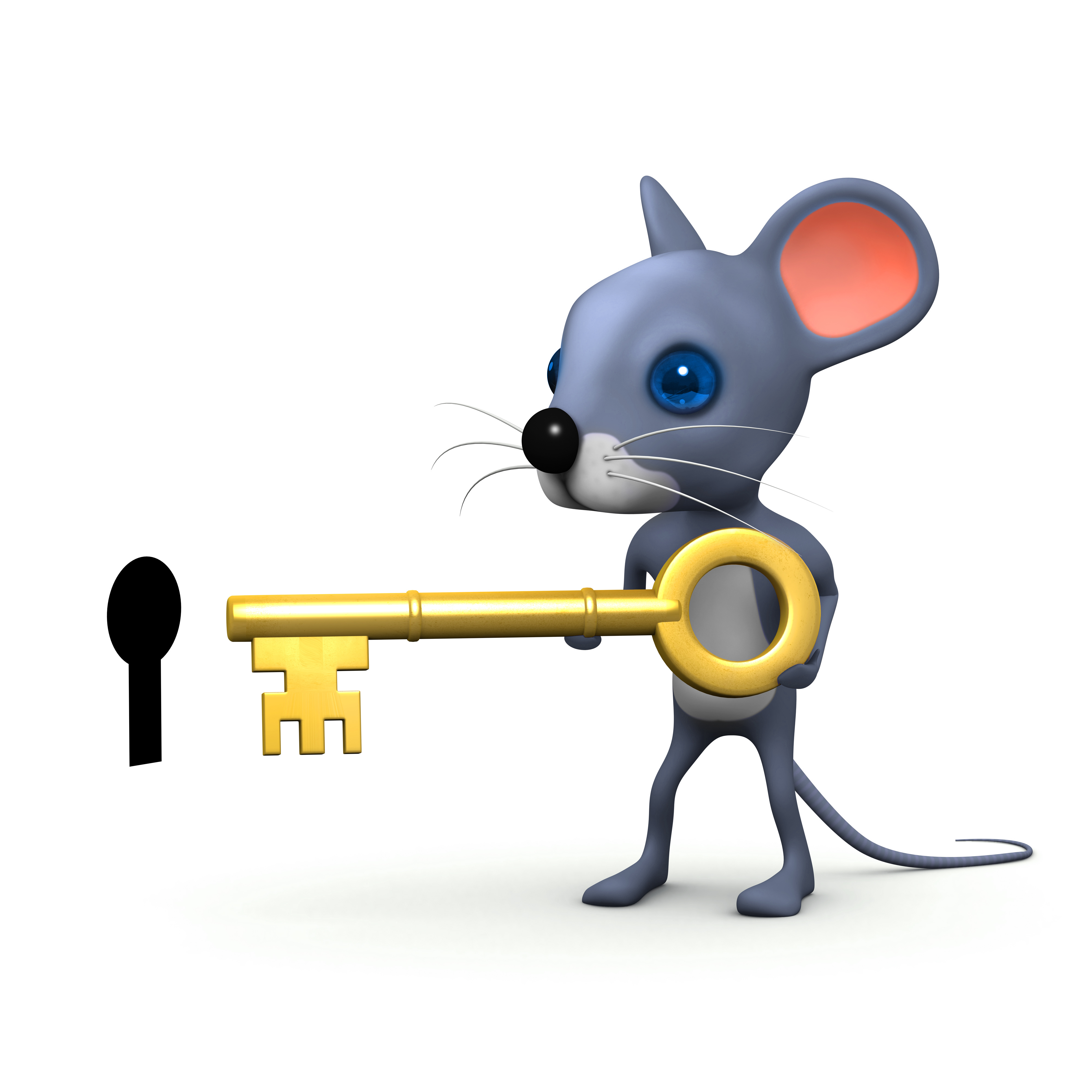 3d mouse with key Du Clic à la SourisDu Clic à la Souris